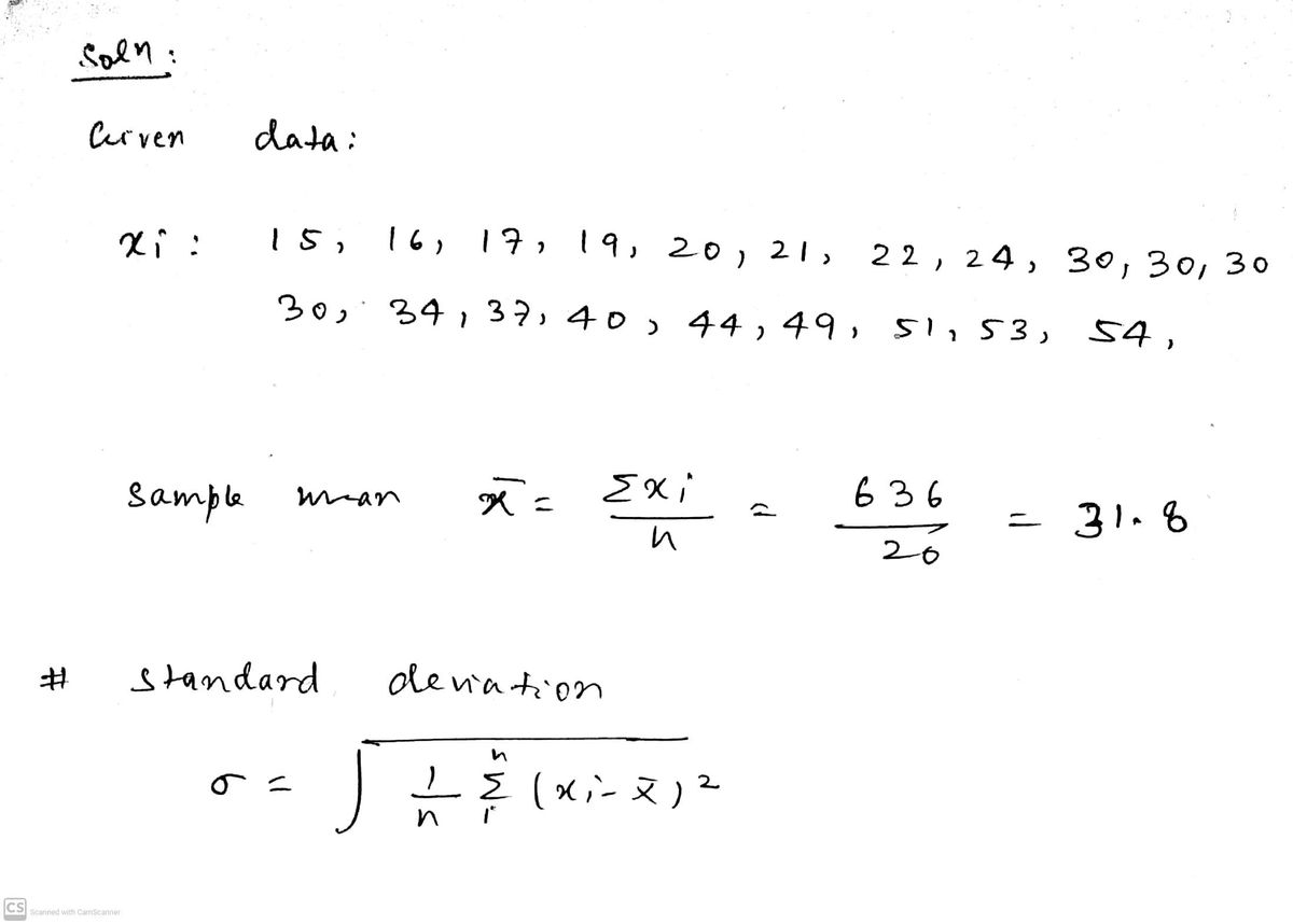 Statistics homework question answer, step 1, image 1